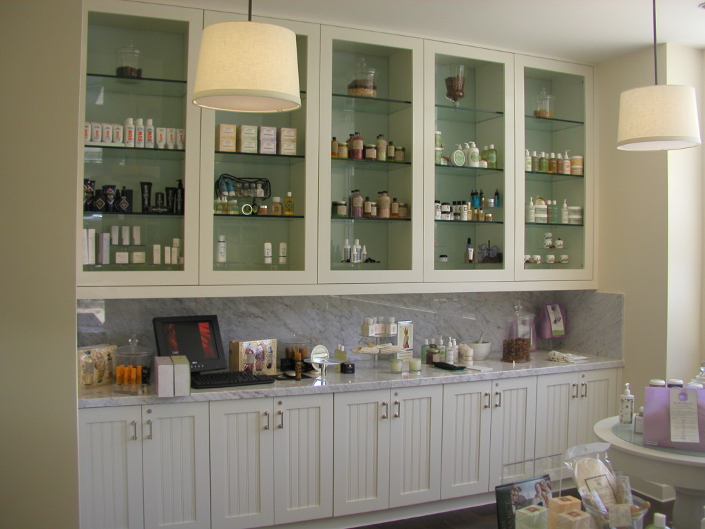 Customized Beauty Supply Shop Countertops