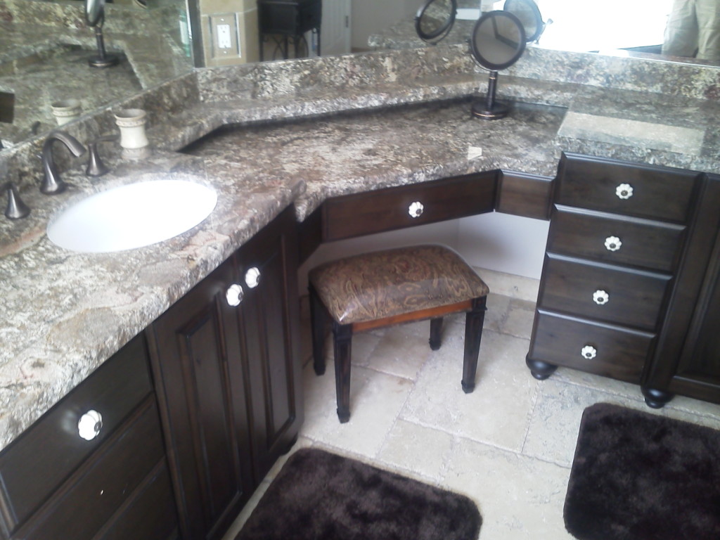 Utah Custom Granite Bathroom Client 1