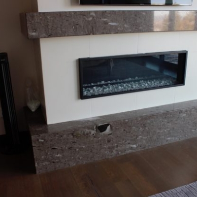 stone in living room