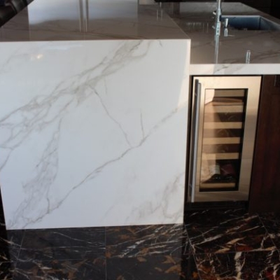 waterfall countertops