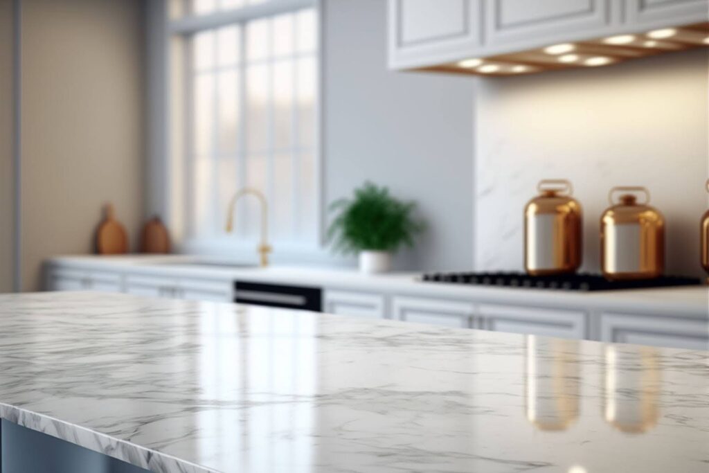 Thinner countertops and minimalist designs